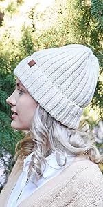 Womens Beanie Warm Lining