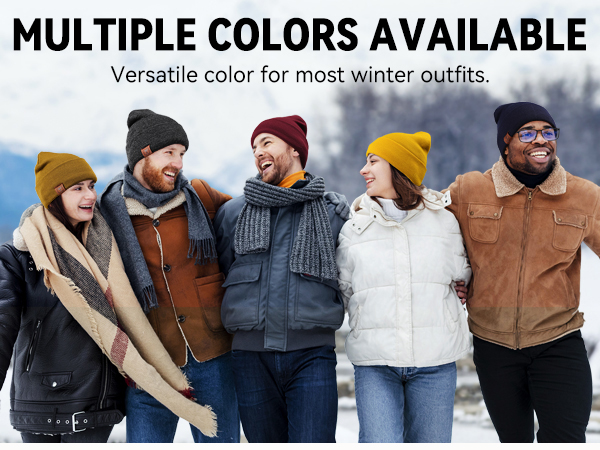 OZERO Winter Beanie Daily Hat - Thermal Polar Fleece Ski Stocking Skull Cap for Men and Women