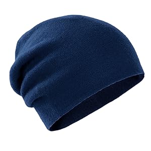 cashmere beanie blue